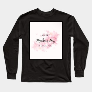 Mothers day blossom design Long Sleeve T-Shirt